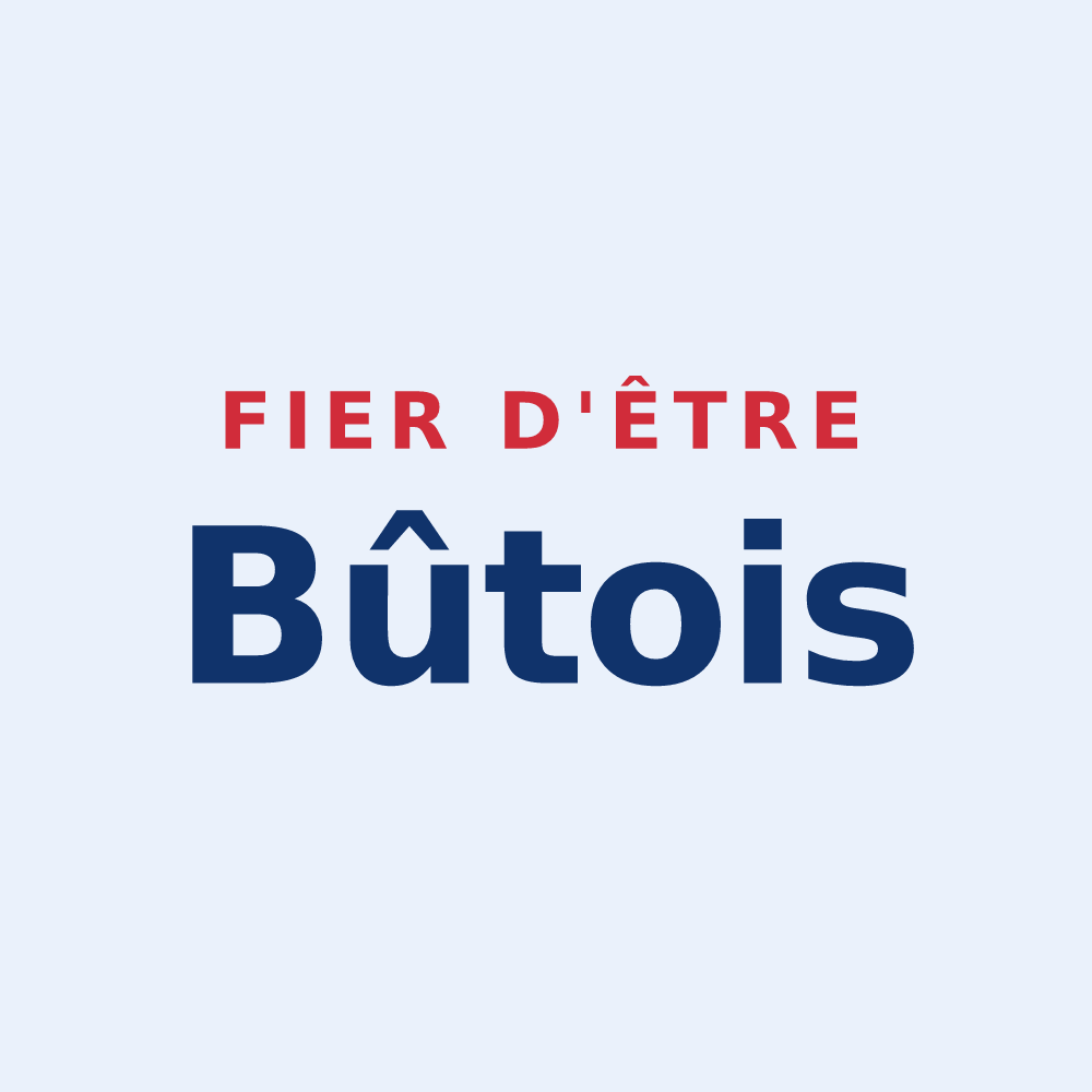 Sticker « Fier d'être Bûtois » — design pour Le Bû-sur-Rouvres