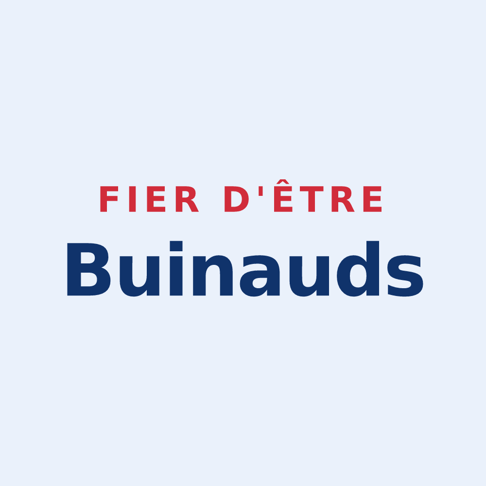 Sticker « Fier d'être Buinauds » — design pour Le Buis