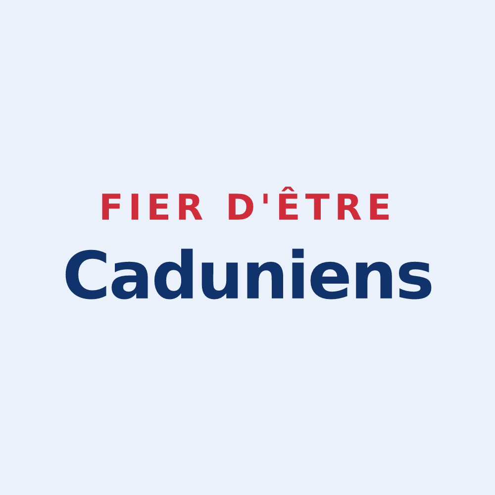 Sticker « Fier d'être Caduniens » — design pour Le Buisson-de-Cadouin