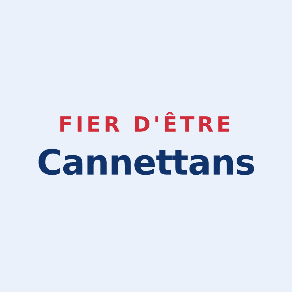 Sticker « Fier d'être Cannettans » — design pour Le Cannet