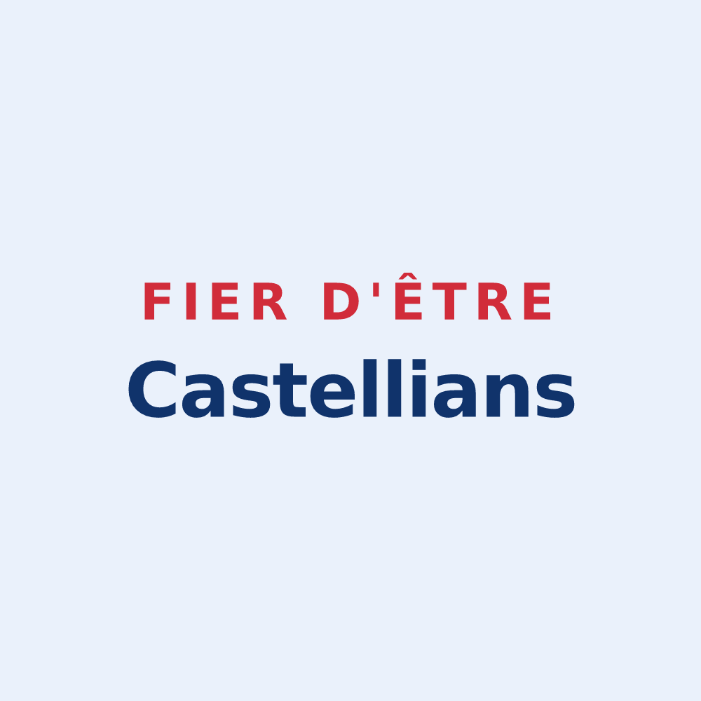 Sticker « Fier d'être Castellians » — design pour Le Castellet