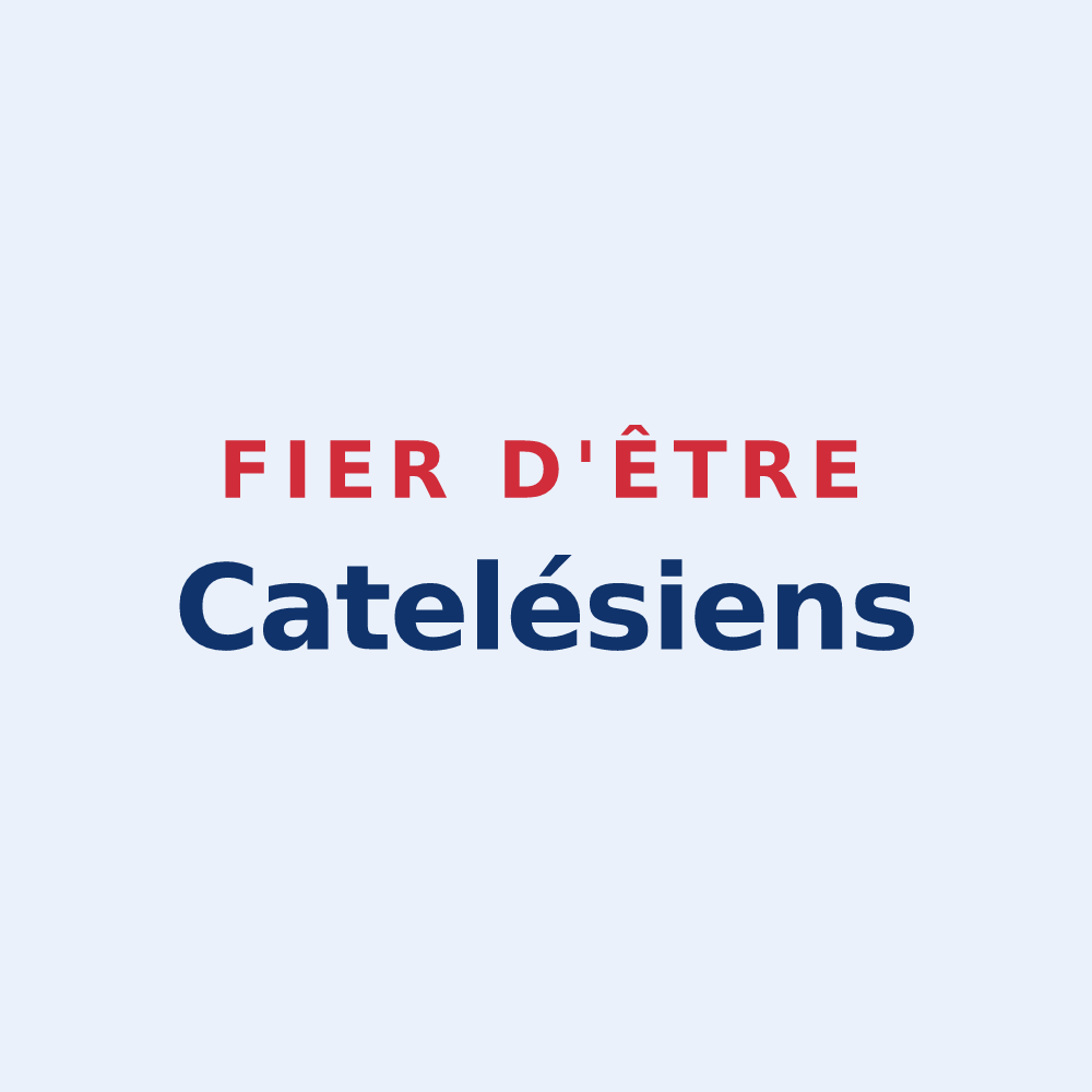 Sticker « Fier d'être Catelésiens » — design pour Le Catelet