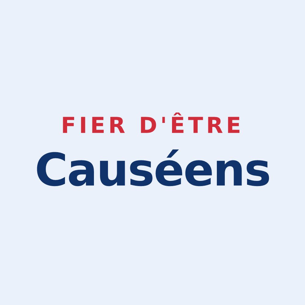 Sticker « Fier d'être Causéens » — design pour Le Causé
