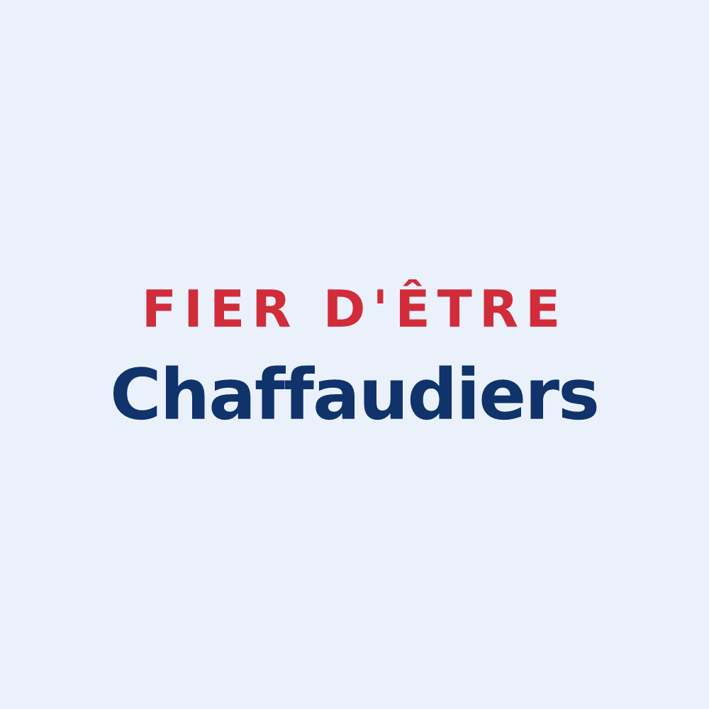 Sticker « Fier d'être Chaffaudiers » — design pour Le Chaffaut-Saint-Jurson