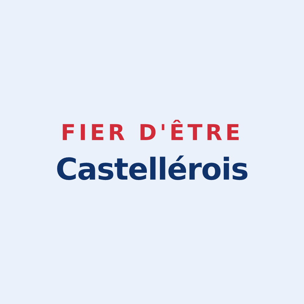 Sticker « Fier d'être Castellérois » — design pour Le Châtellier