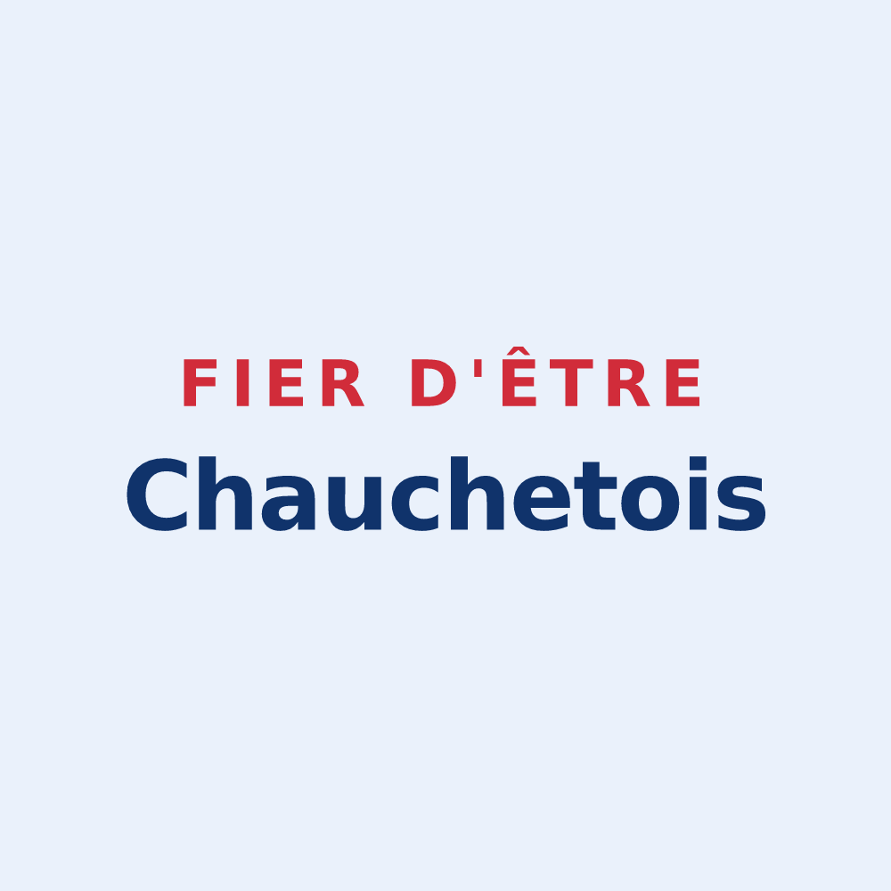 Sticker « Fier d'être Chauchetois » — design pour Le Chauchet