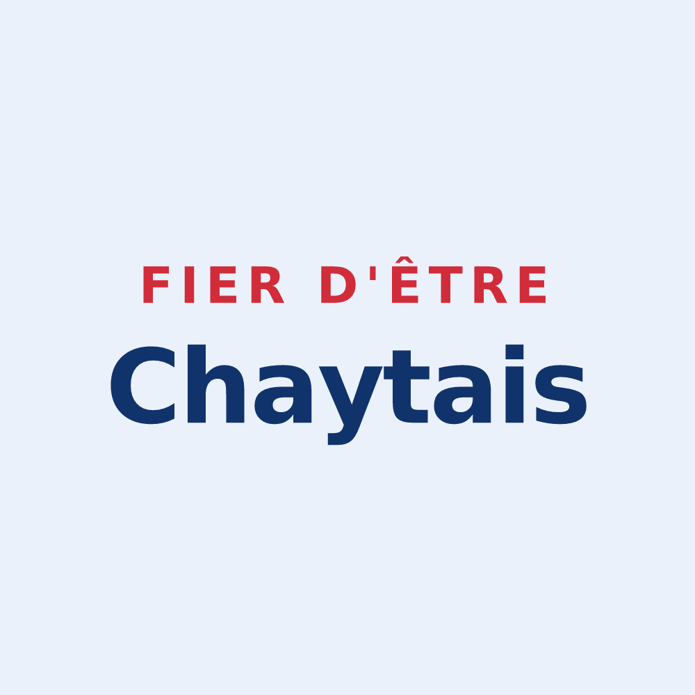 Sticker « Fier d'être Chaytais » — design pour Le Chay