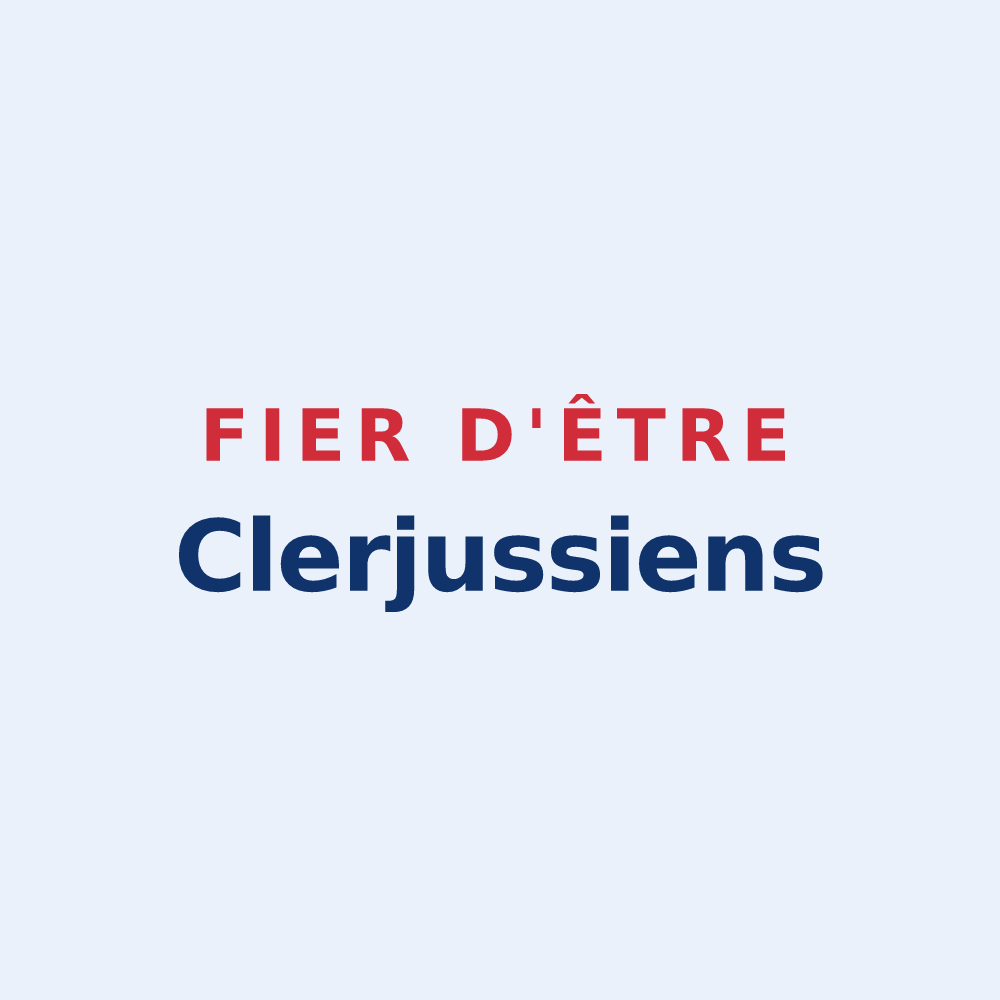 Sticker « Fier d'être Clerjussiens » — design pour Le Clerjus