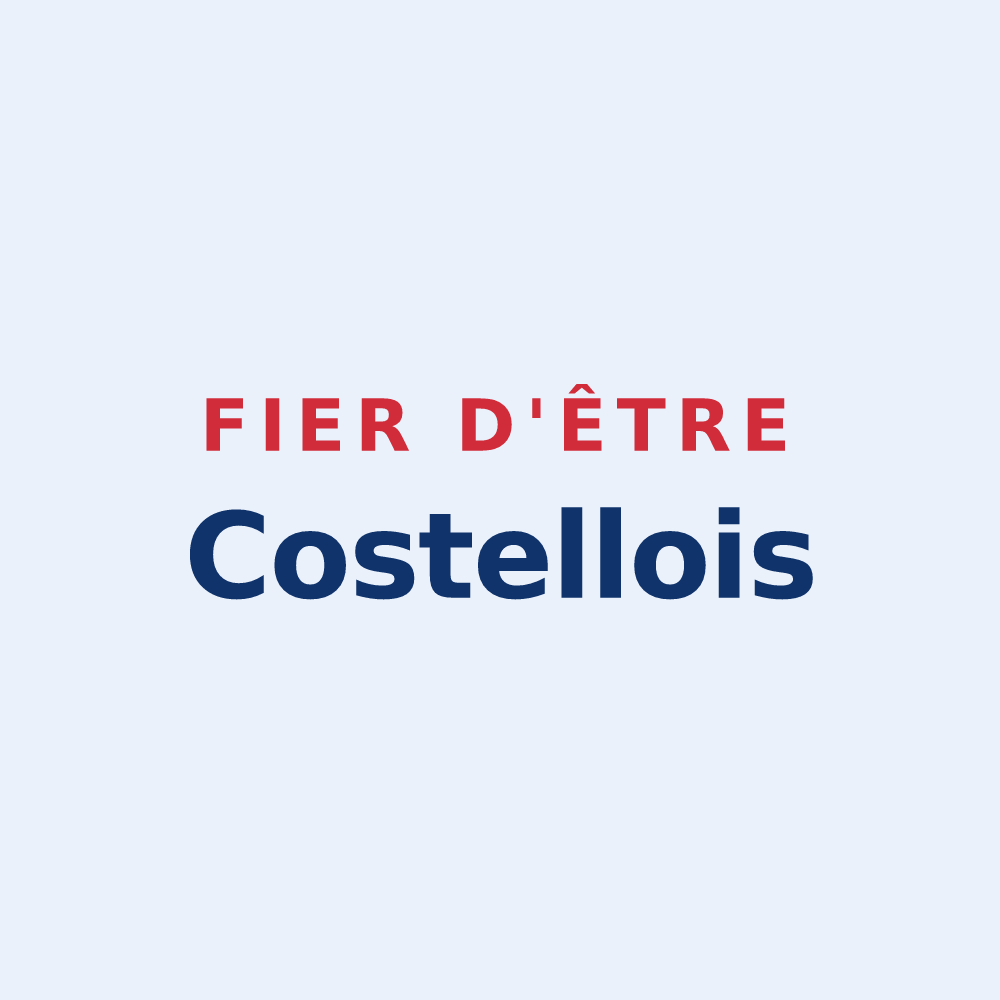 Sticker « Fier d'être Costellois » — design pour Le Coteau
