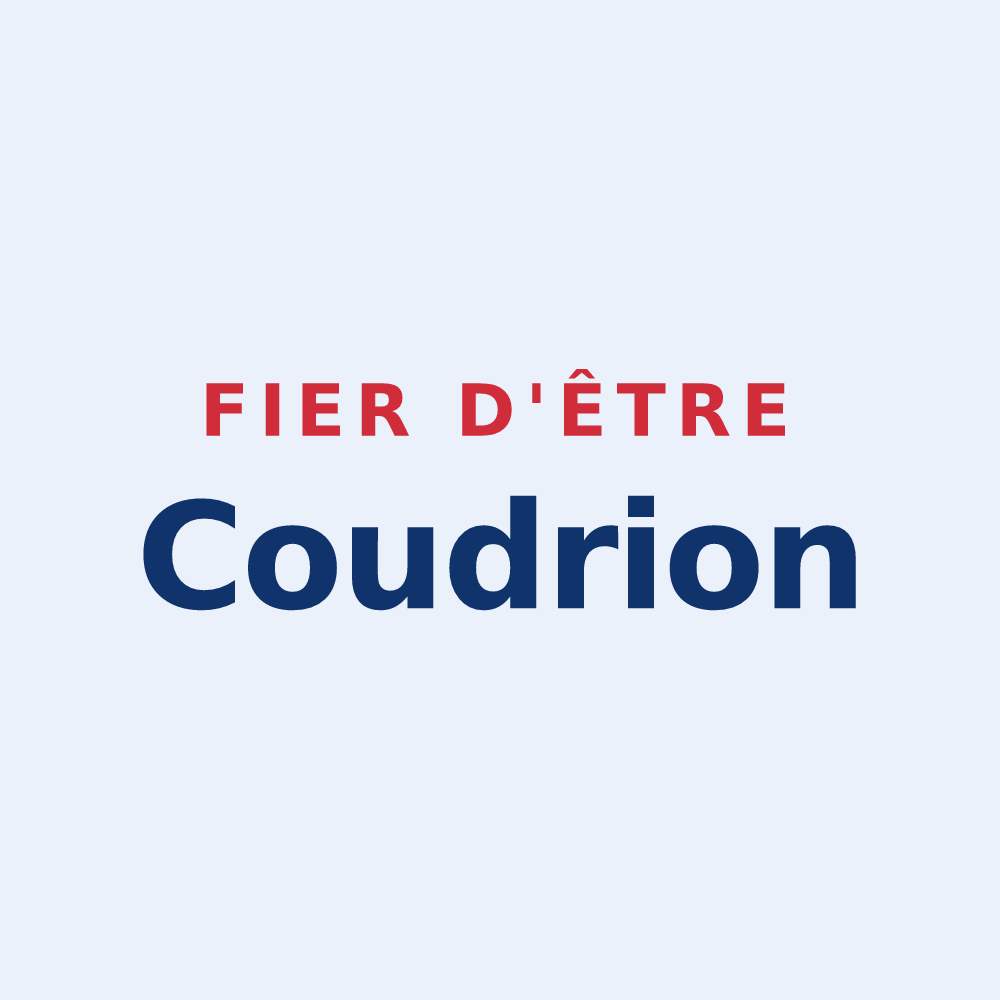 Sticker « Fier d'être Coudrion » — design pour Le Coudray