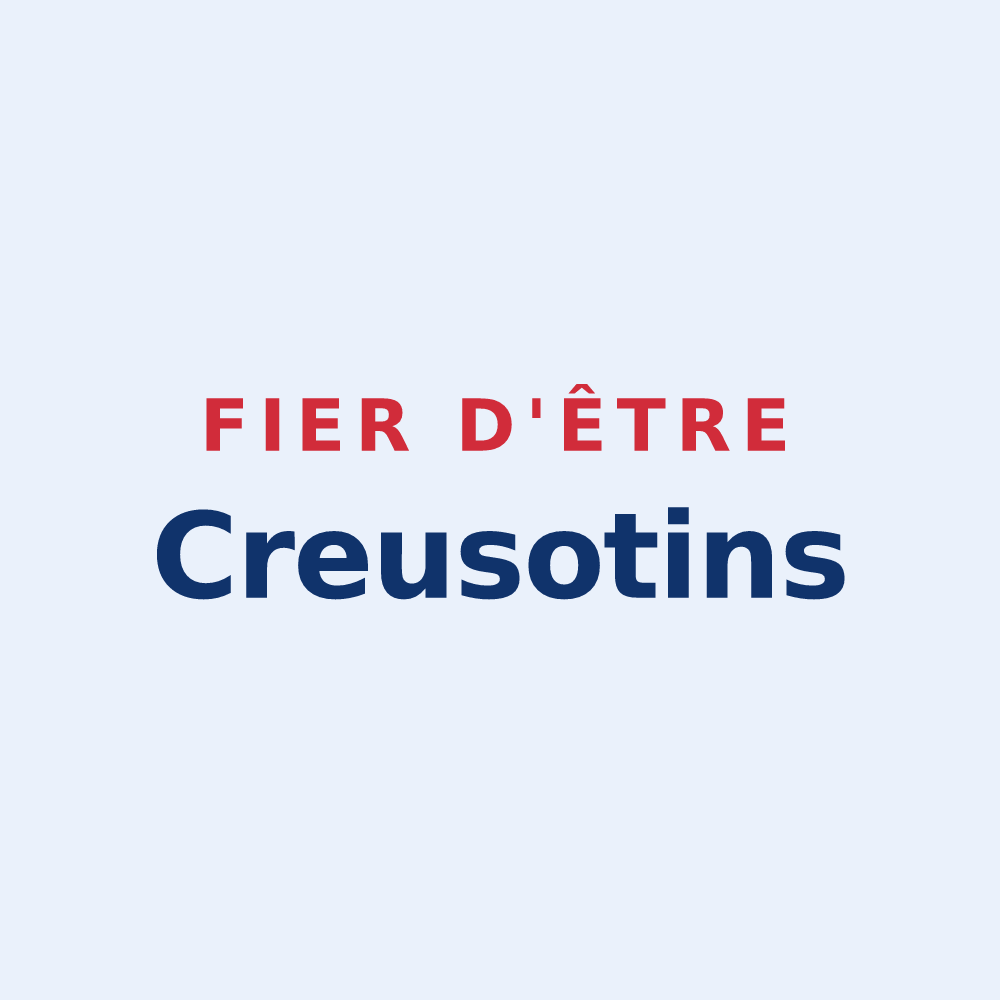 Sticker « Fier d'être Creusotins » — design pour Le Creusot