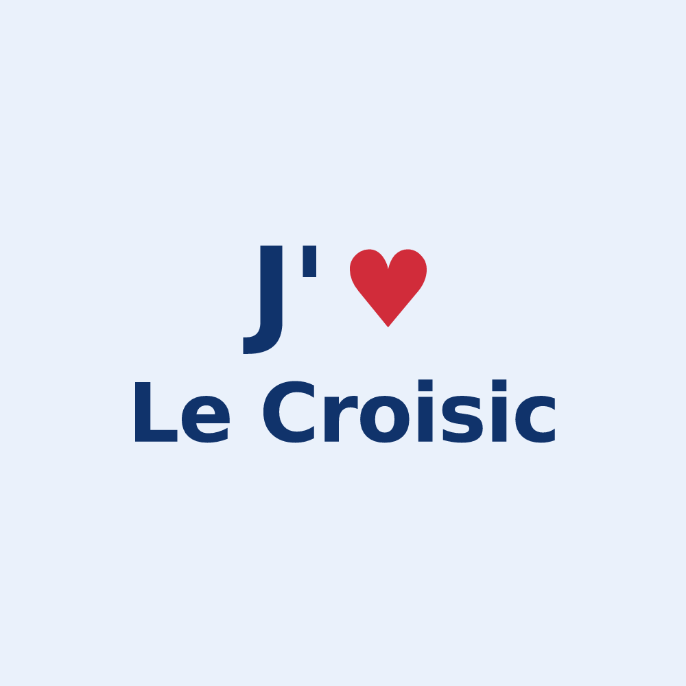 Sticker personnalisé Le Croisic — design J'aime Le Croisic