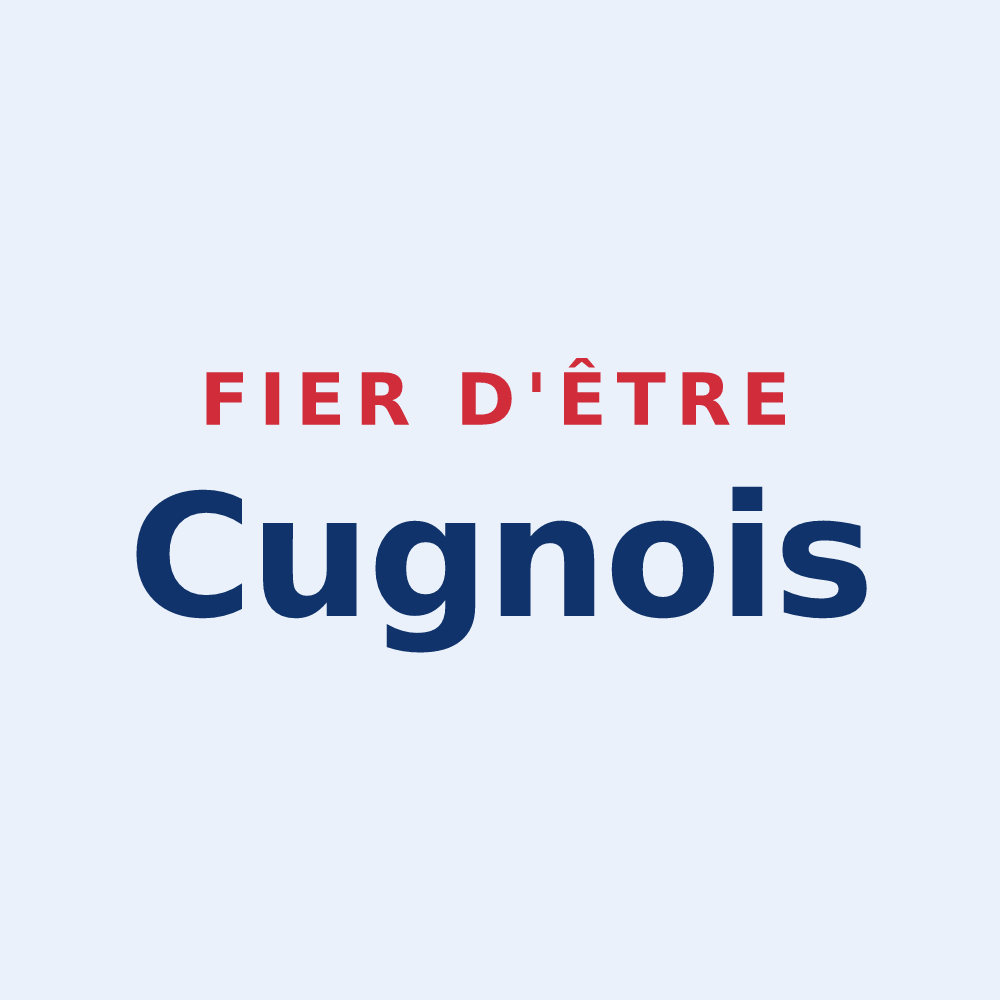 Sticker « Fier d'être Cugnois » — design pour Le Cuing