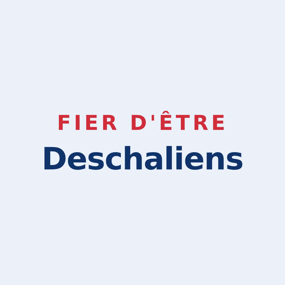 Sticker « Fier d'être Deschaliens » — design pour Le Deschaux
