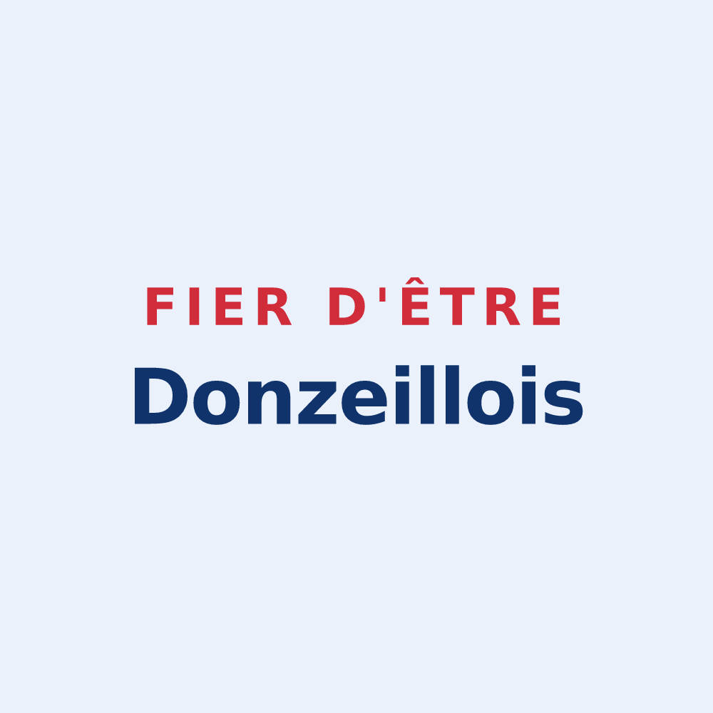 Sticker « Fier d'être Donzeillois » — design pour Le Donzeil
