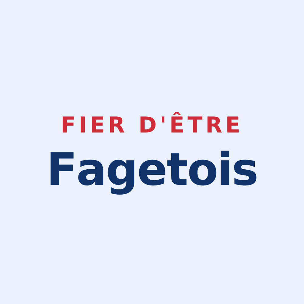 Sticker « Fier d'être Fagetois » — design pour Le Faget