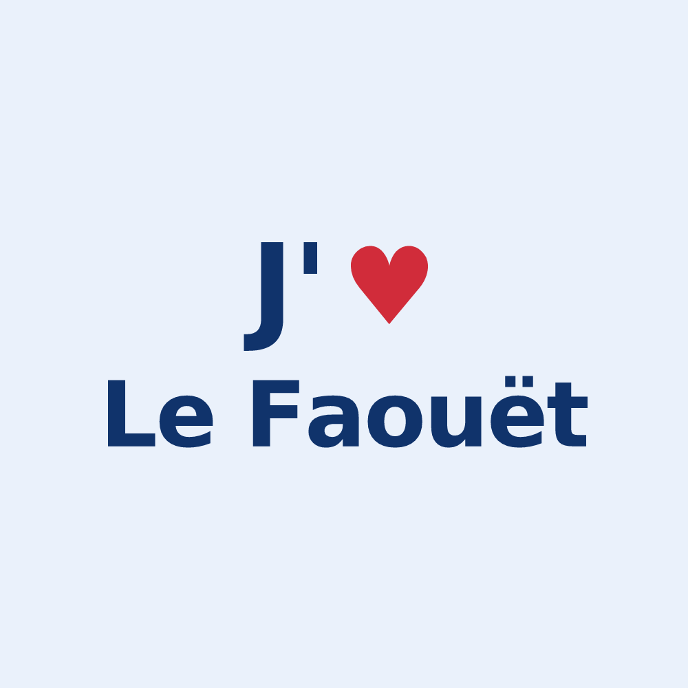 Sticker personnalisé Le Faouët — design J'aime Le Faouët