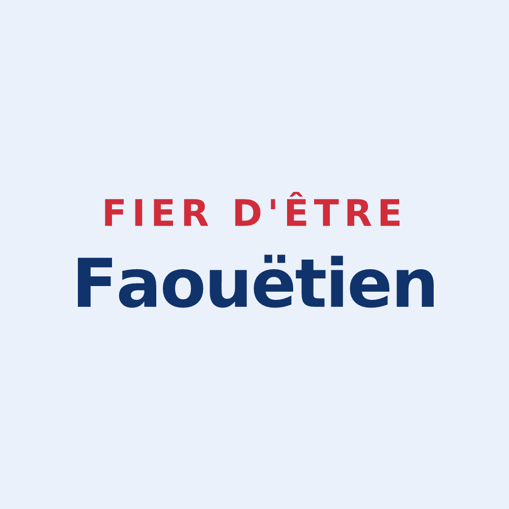 Sticker « Fier d'être Faouëtien » — design pour Le Faouët