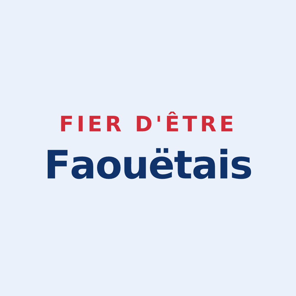 Sticker « Fier d'être Faouëtais » — design pour Le Faouët