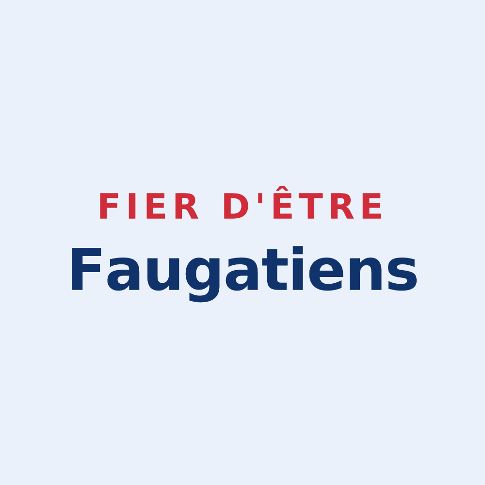 Sticker « Fier d'être Faugatiens » — design pour Le Fauga