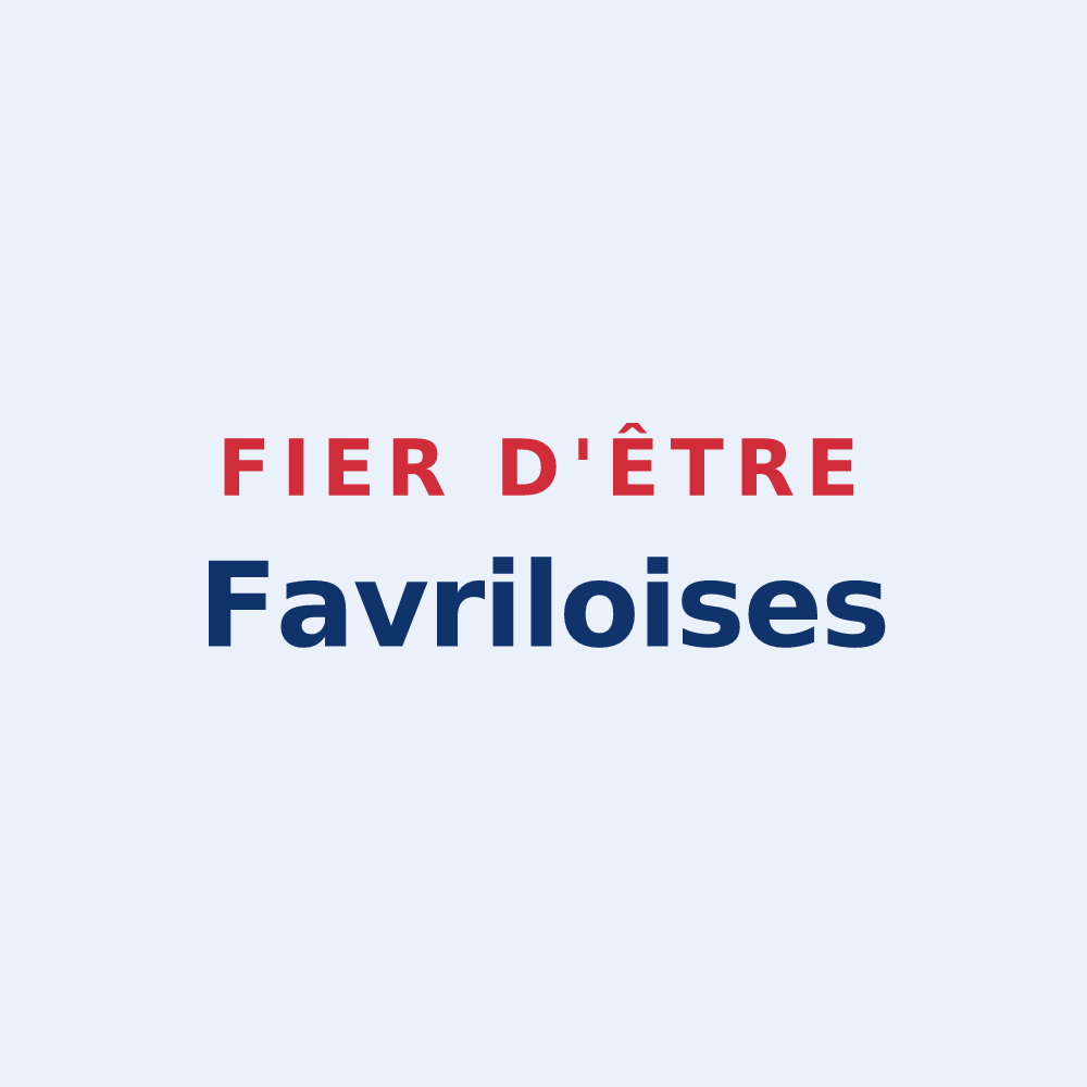Sticker « Fier d'être Favriloises » — design pour Le Favril