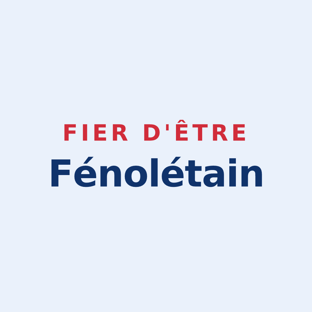 Sticker « Fier d'être Fénolétain » — design pour Le Fenouiller