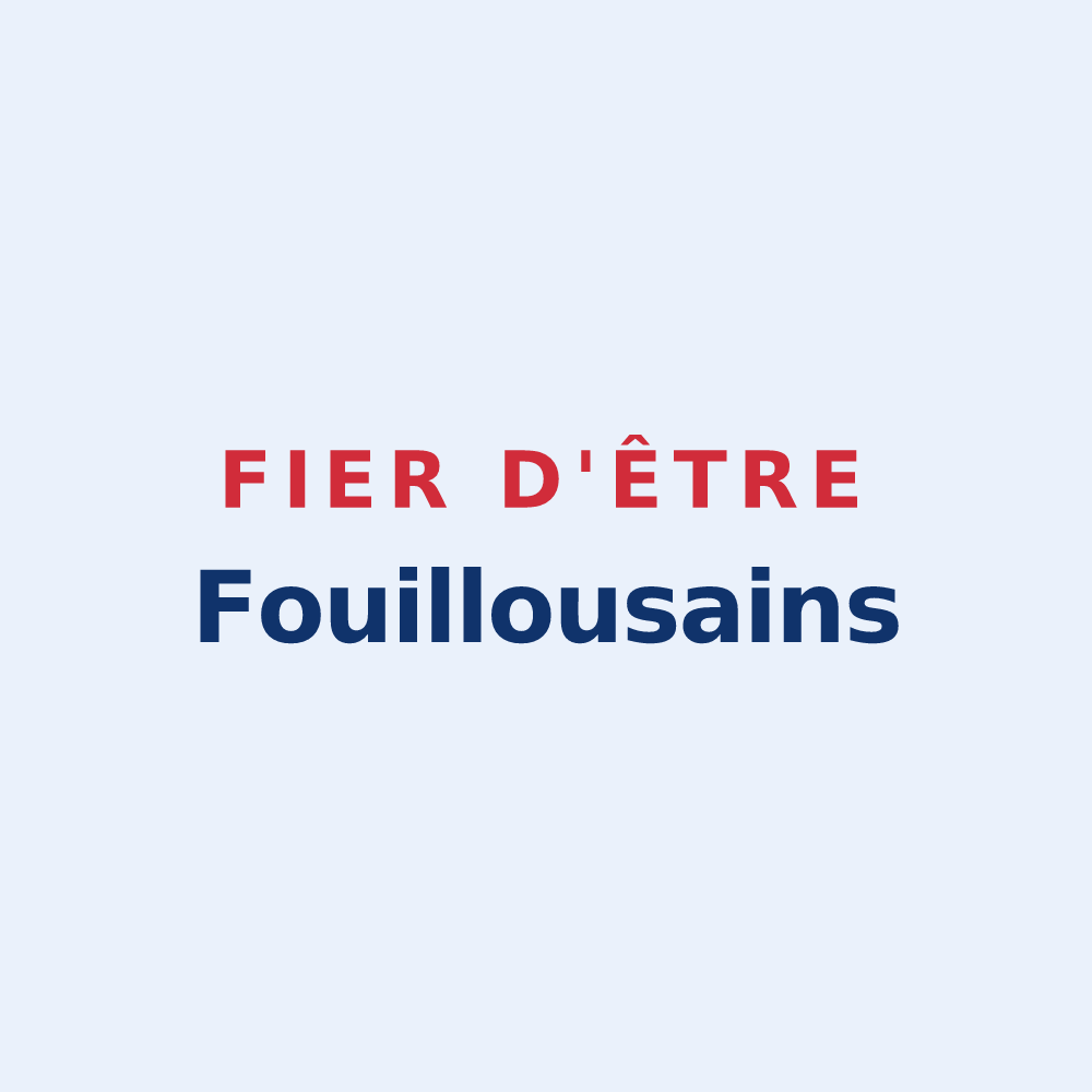 Sticker « Fier d'être Fouillousains » — design pour Le Fouilloux