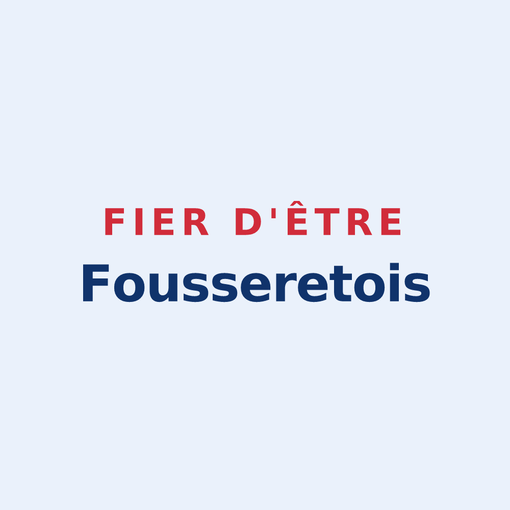 Sticker « Fier d'être Fousseretois » — design pour Le Fousseret