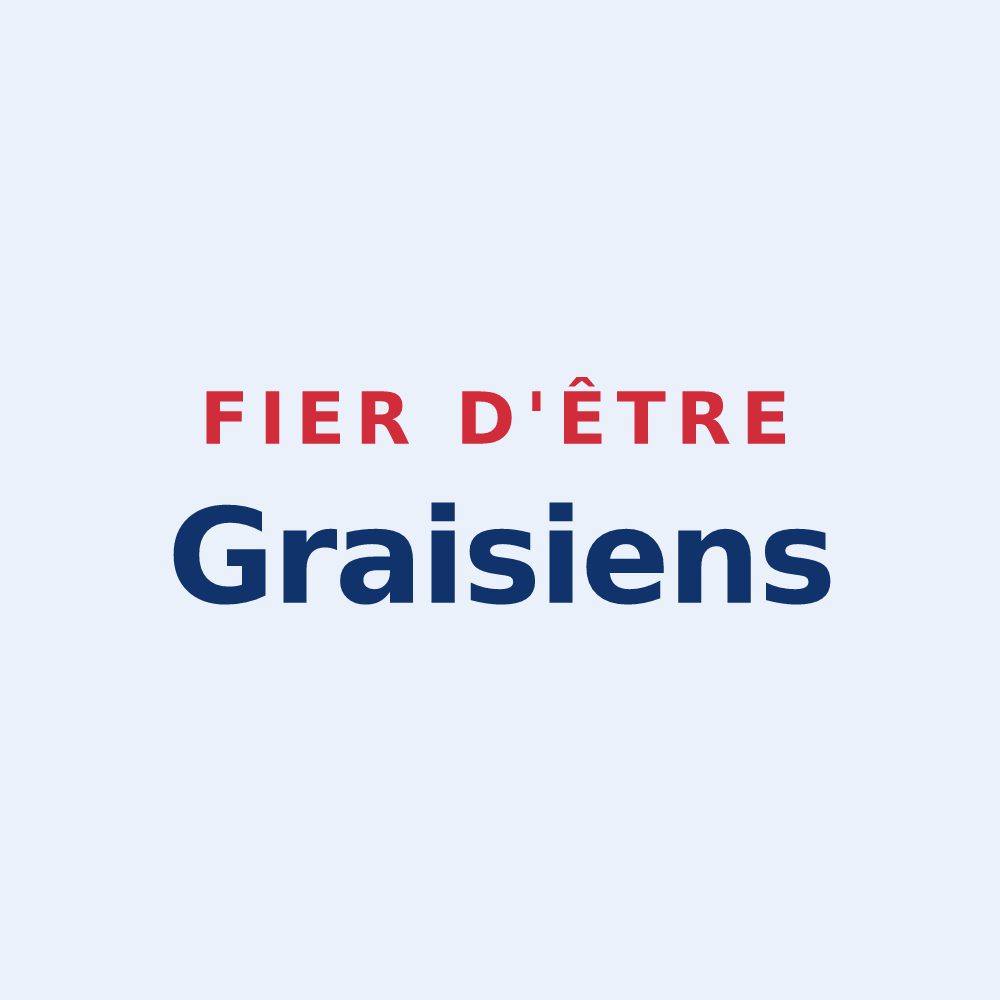 Sticker « Fier d'être Graisiens » — design pour Le Grais