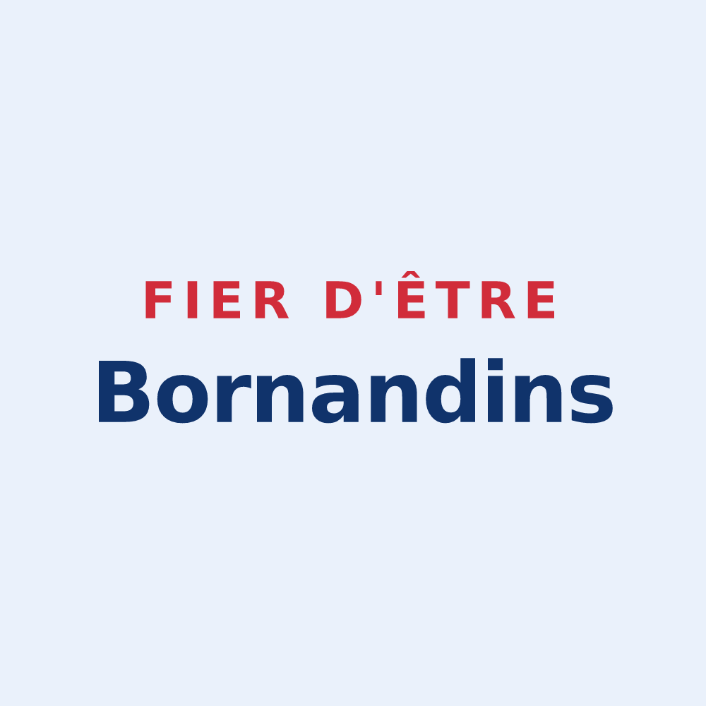 Sticker « Fier d'être Bornandins » — design pour Le Grand-Bornand