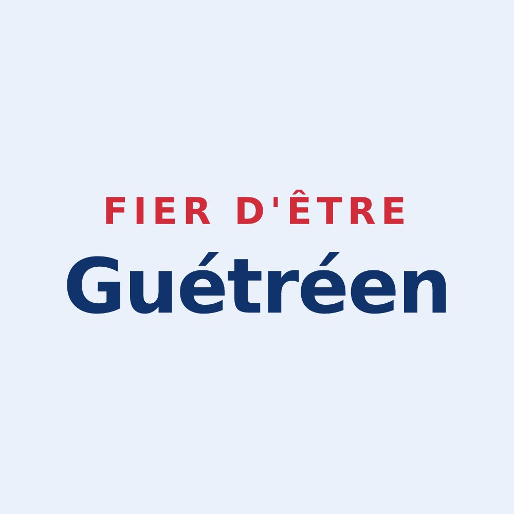 Sticker « Fier d'être Guétréen » — design pour Le Gué-de-Velluire