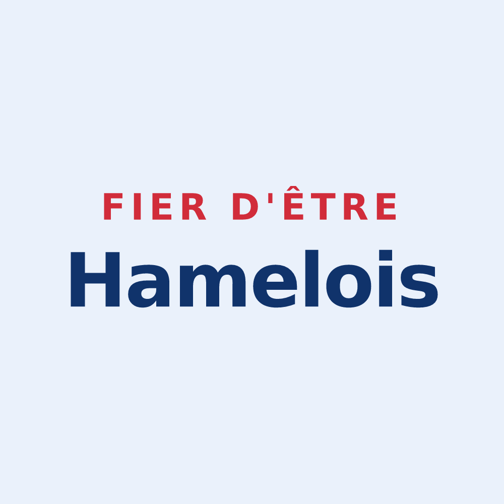 Sticker « Fier d'être Hamelois » — design pour Le Hamel