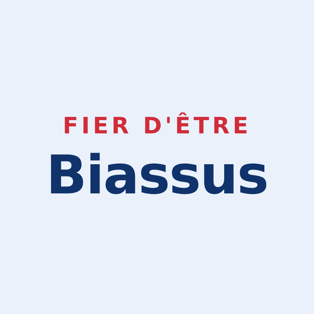 Sticker « Fier d'être Biassus » — design pour Le Haut-Bréda