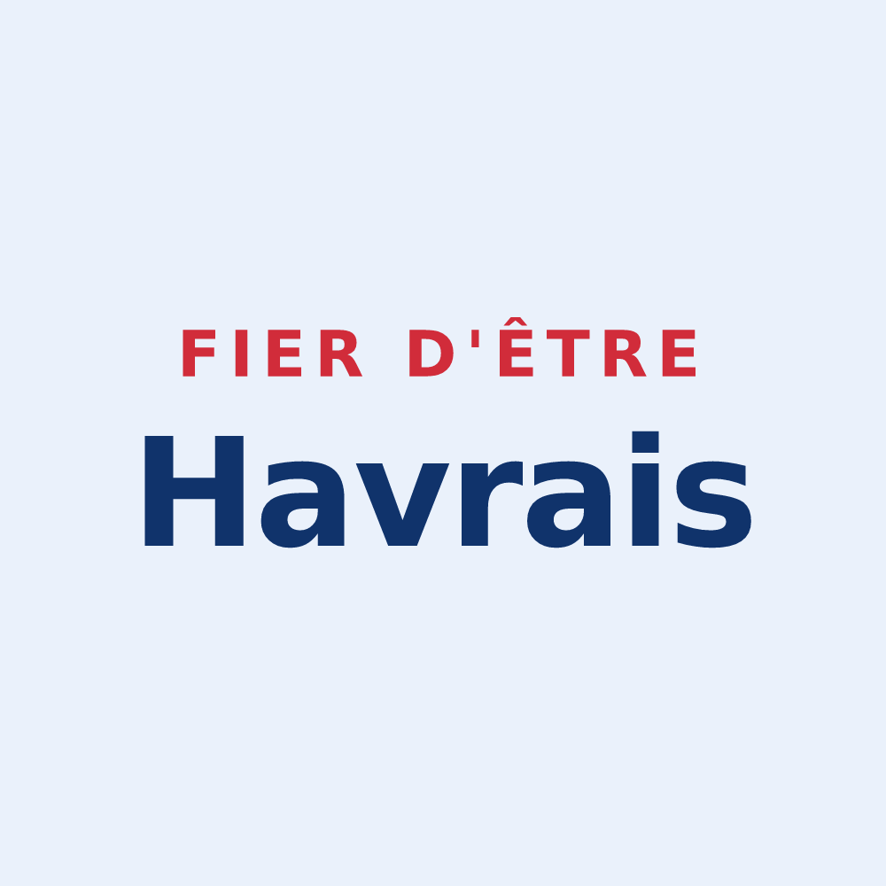 Sticker « Fier d'être Havrais » — design pour Le Havre