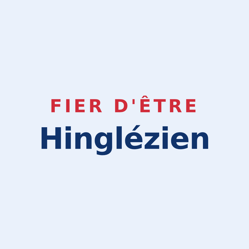 Sticker « Fier d'être Hinglézien » — design pour Le Hinglé