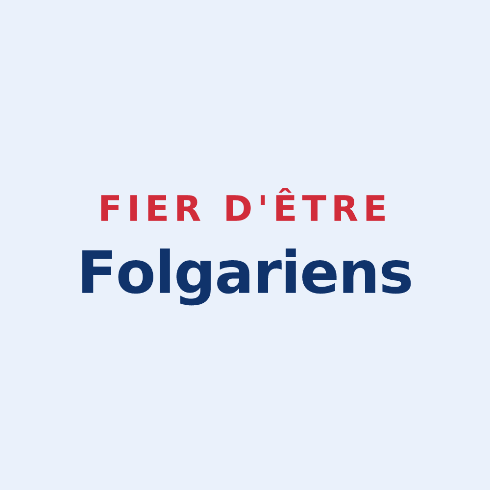 Sticker « Fier d'être Folgariens » — design pour Le Houga