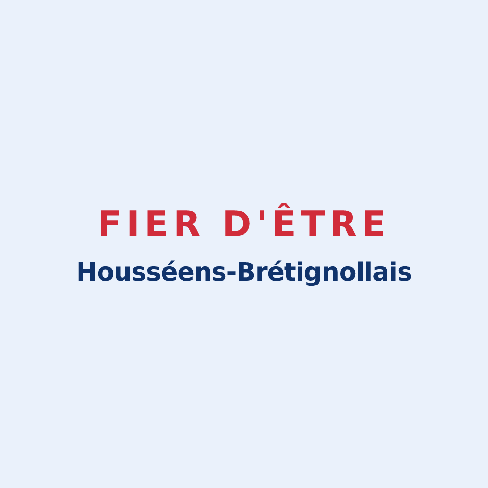 Sticker « Fier d'être Housséens-Brétignollais » — design pour Le Housseau-Brétignolles