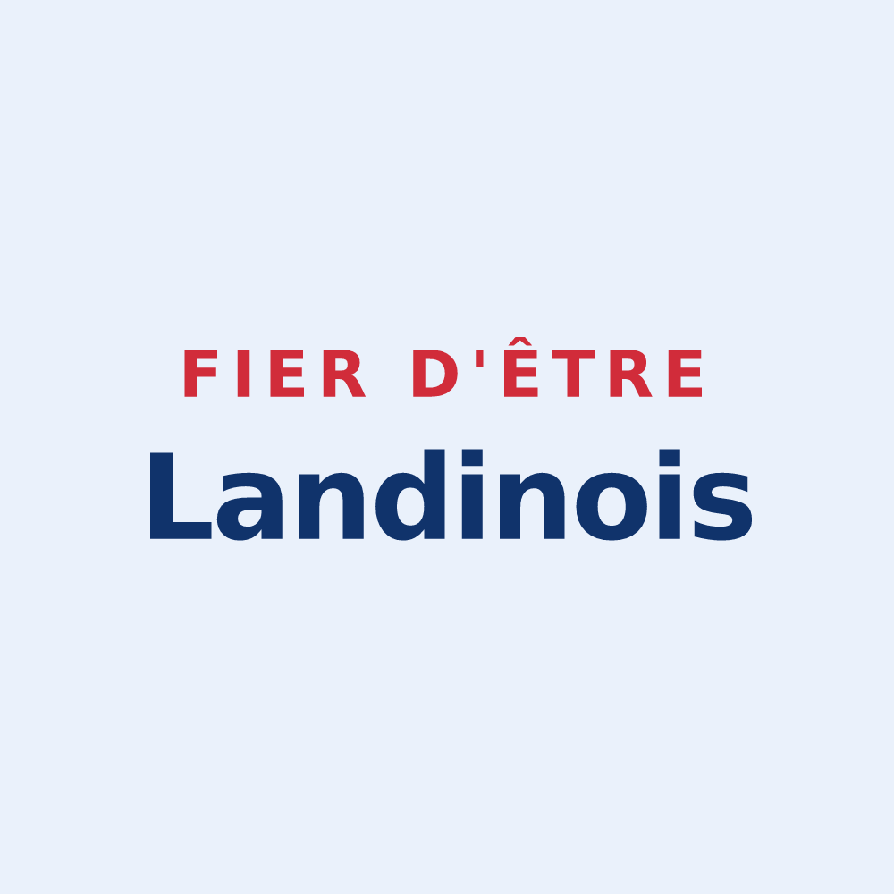 Sticker « Fier d'être Landinois » — design pour Le Landin