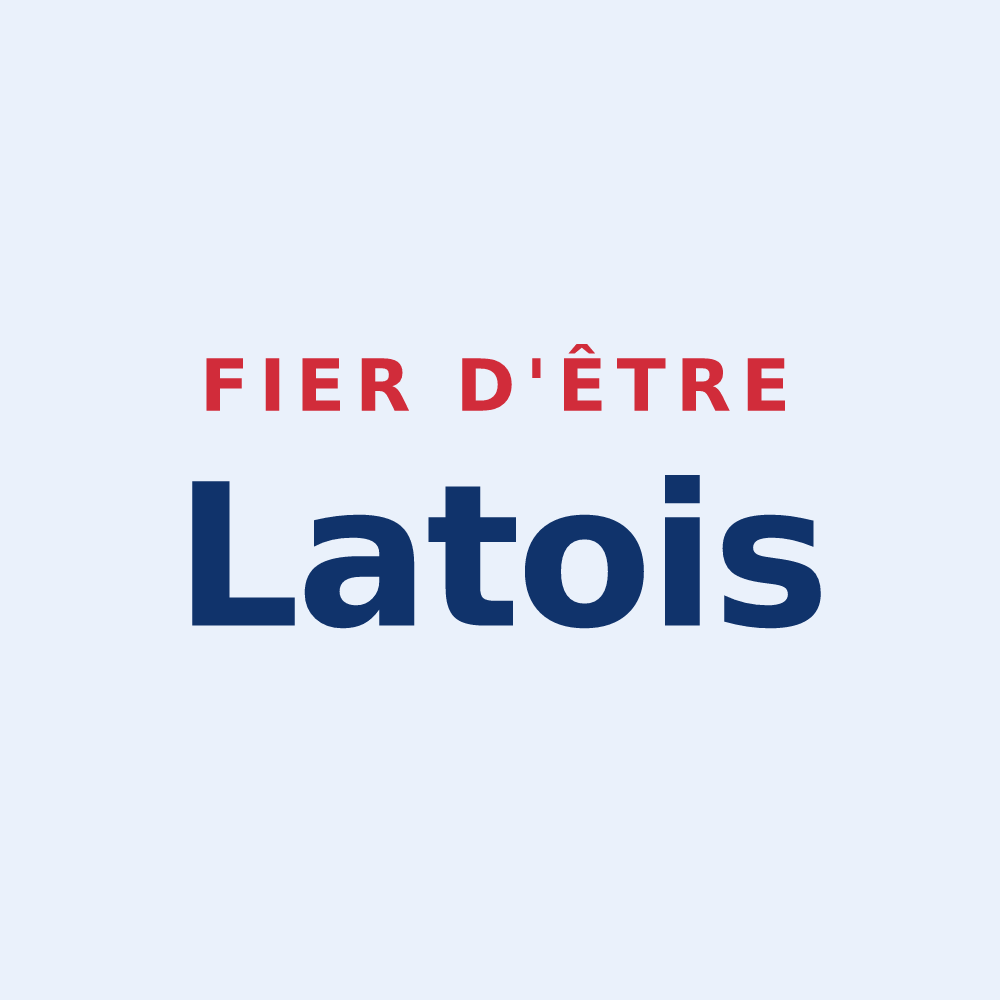 Sticker « Fier d'être Latois » — design pour Le Latet