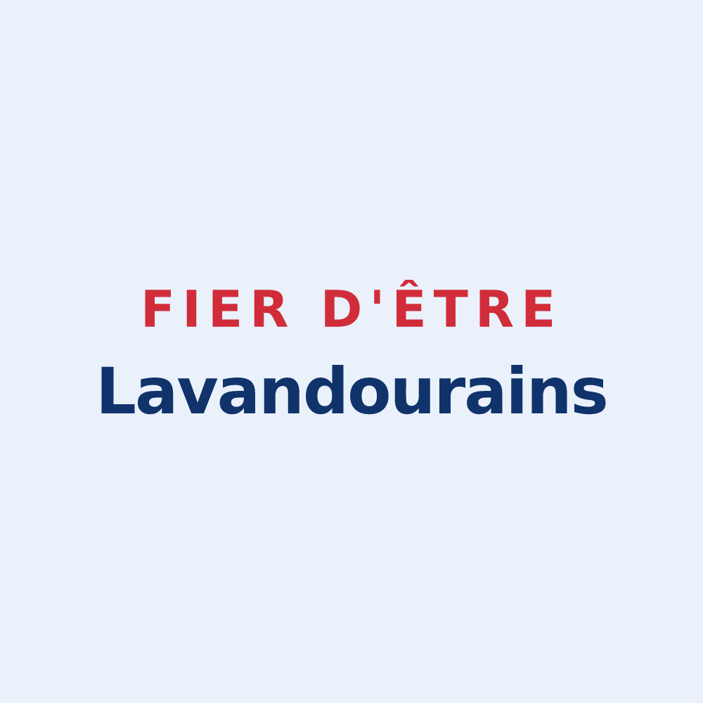 Sticker « Fier d'être Lavandourains » — design pour Le Lavandou