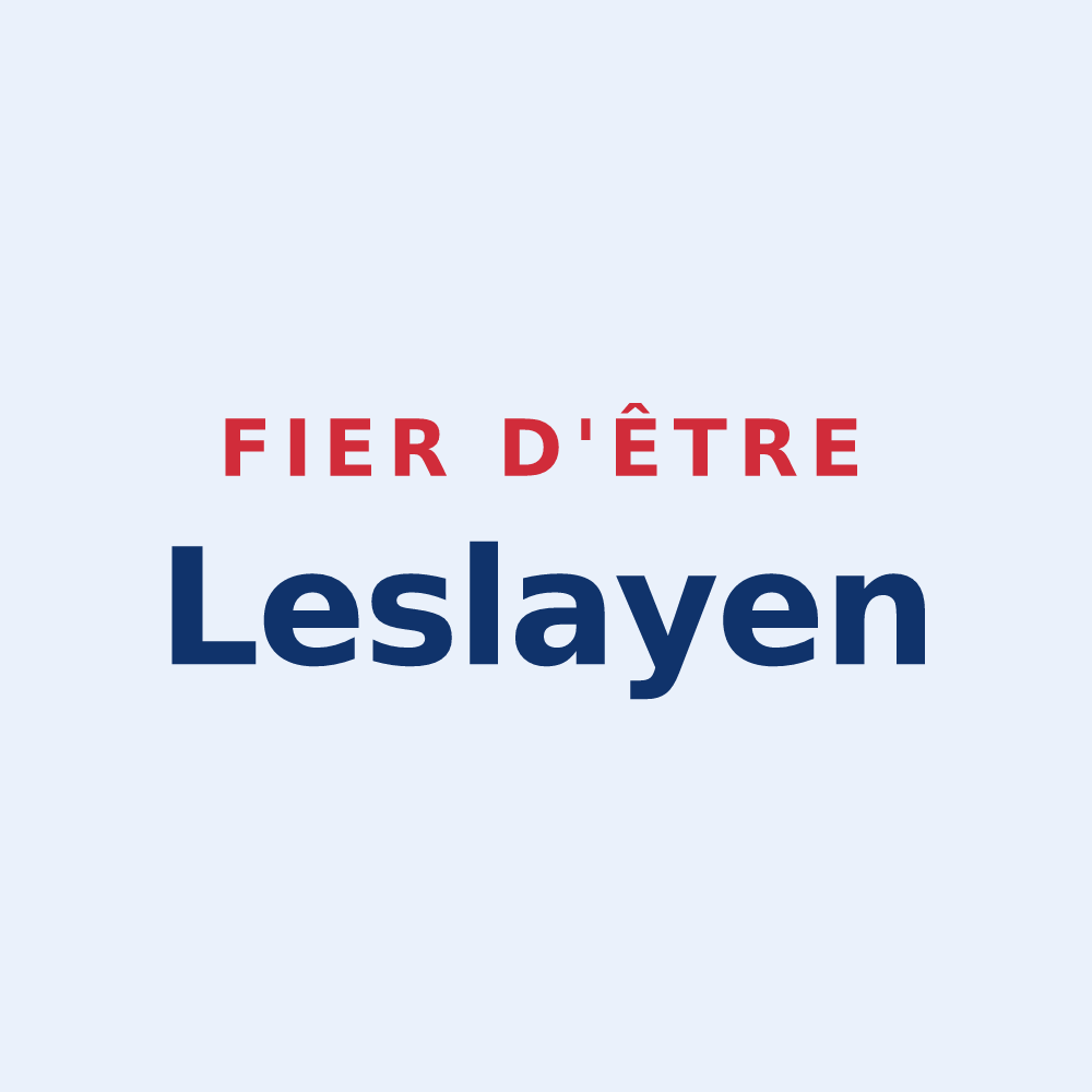 Sticker « Fier d'être Leslayen » — design pour Le Leslay