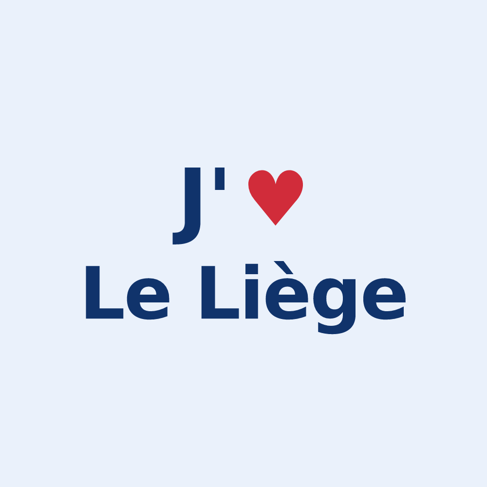 Sticker personnalisé Le Liège — design J'aime Le Liège