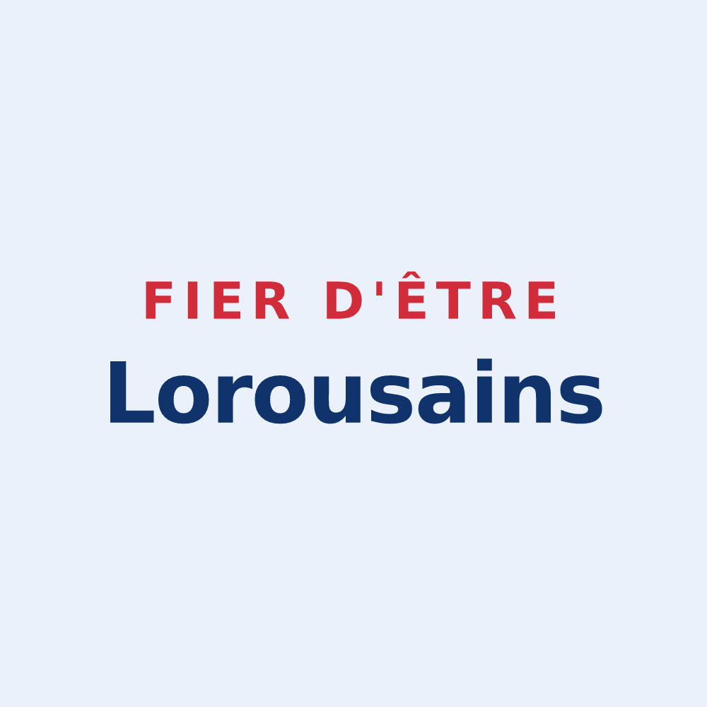 Sticker « Fier d'être Lorousains » — design pour Le Loroux-Bottereau