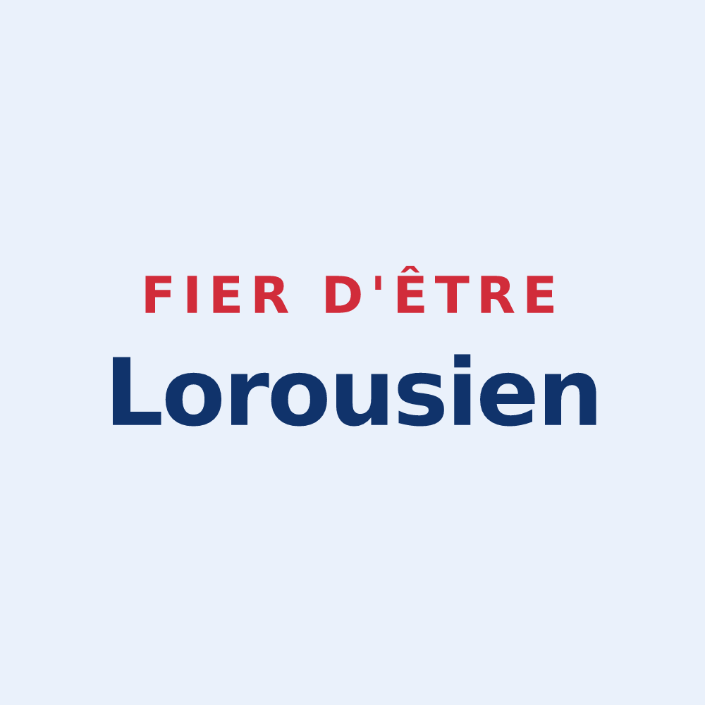 Sticker « Fier d'être Lorousien » — design pour Le Loroux
