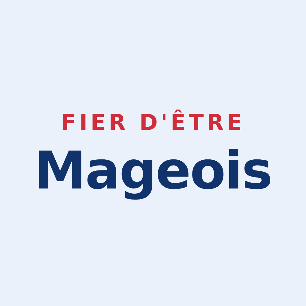 Sticker « Fier d'être Mageois » — design pour Le Mage