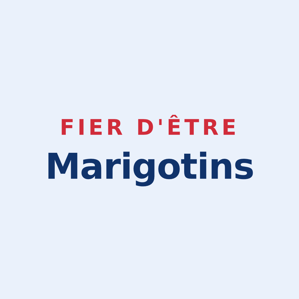 Sticker « Fier d'être Marigotins » — design pour Le Marigot
