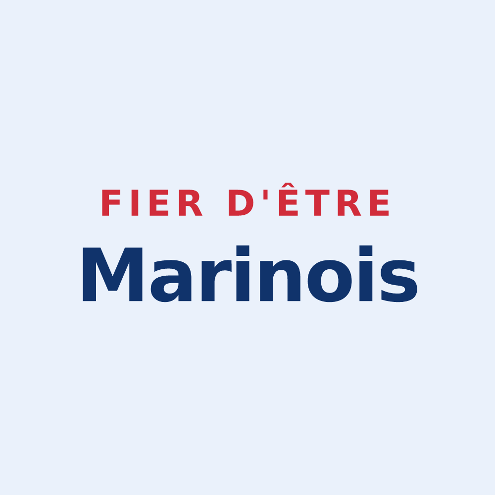 Sticker « Fier d'être Marinois » — design pour Le Marin