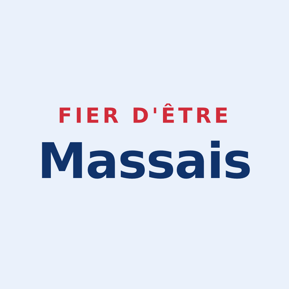 Sticker « Fier d'être Massais » — design pour Le Mas-d'Agenais