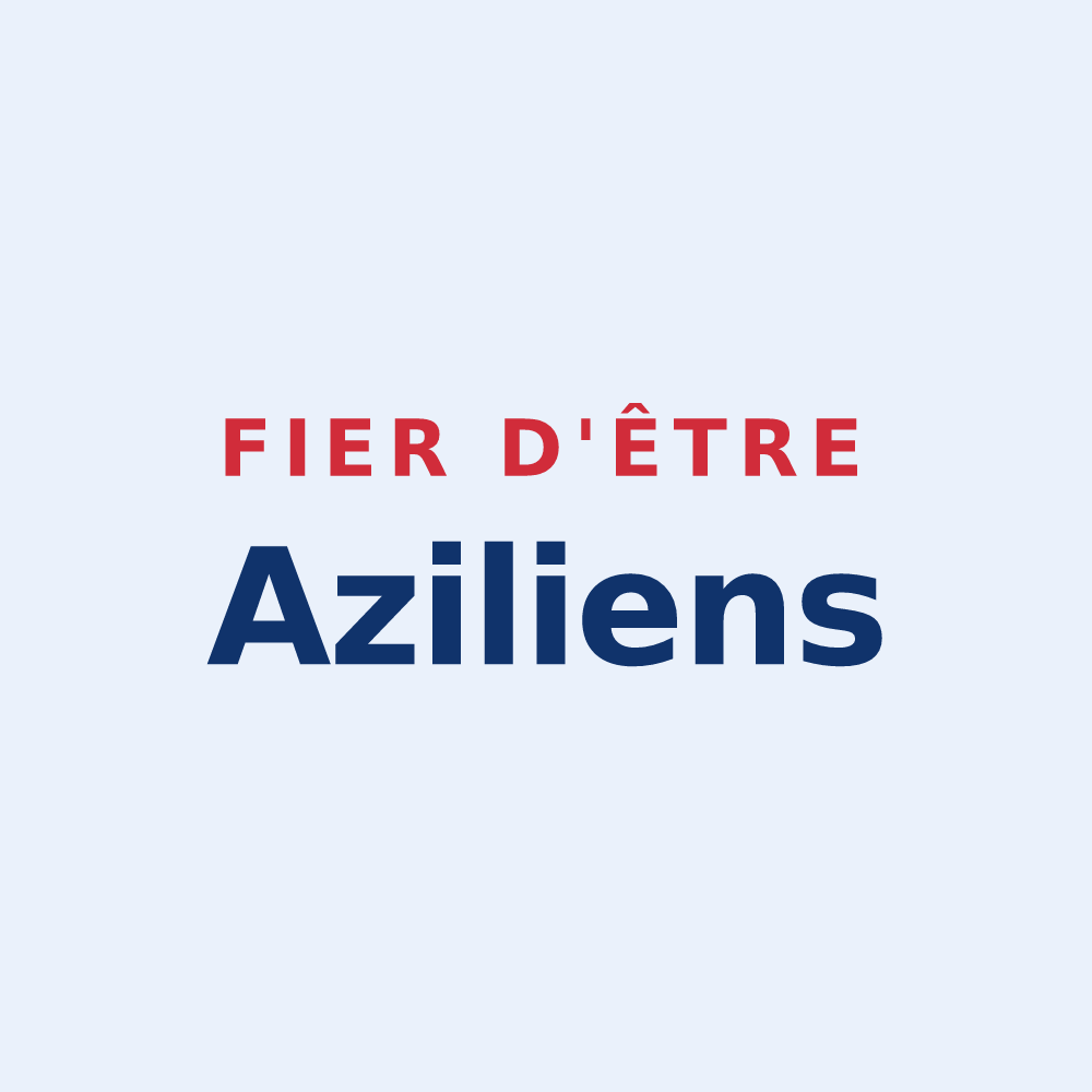 Sticker « Fier d'être Aziliens » — design pour Le Mas-d'Azil