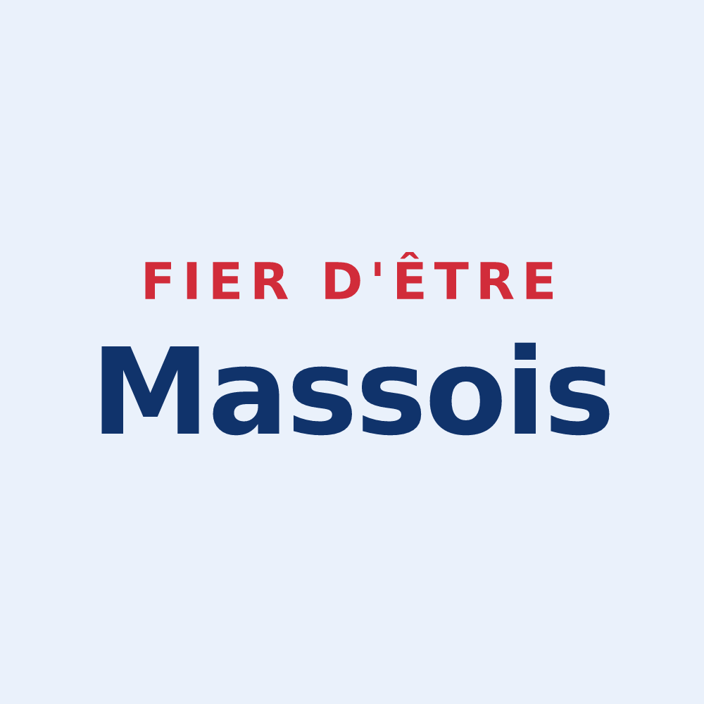 Sticker « Fier d'être Massois » — design pour Le Mas